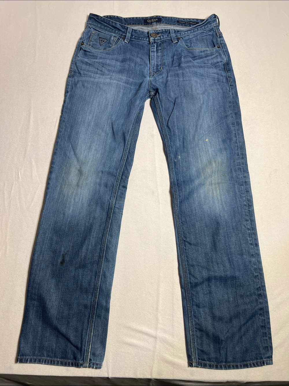 Guess Men's Blue Bootcut Jeans